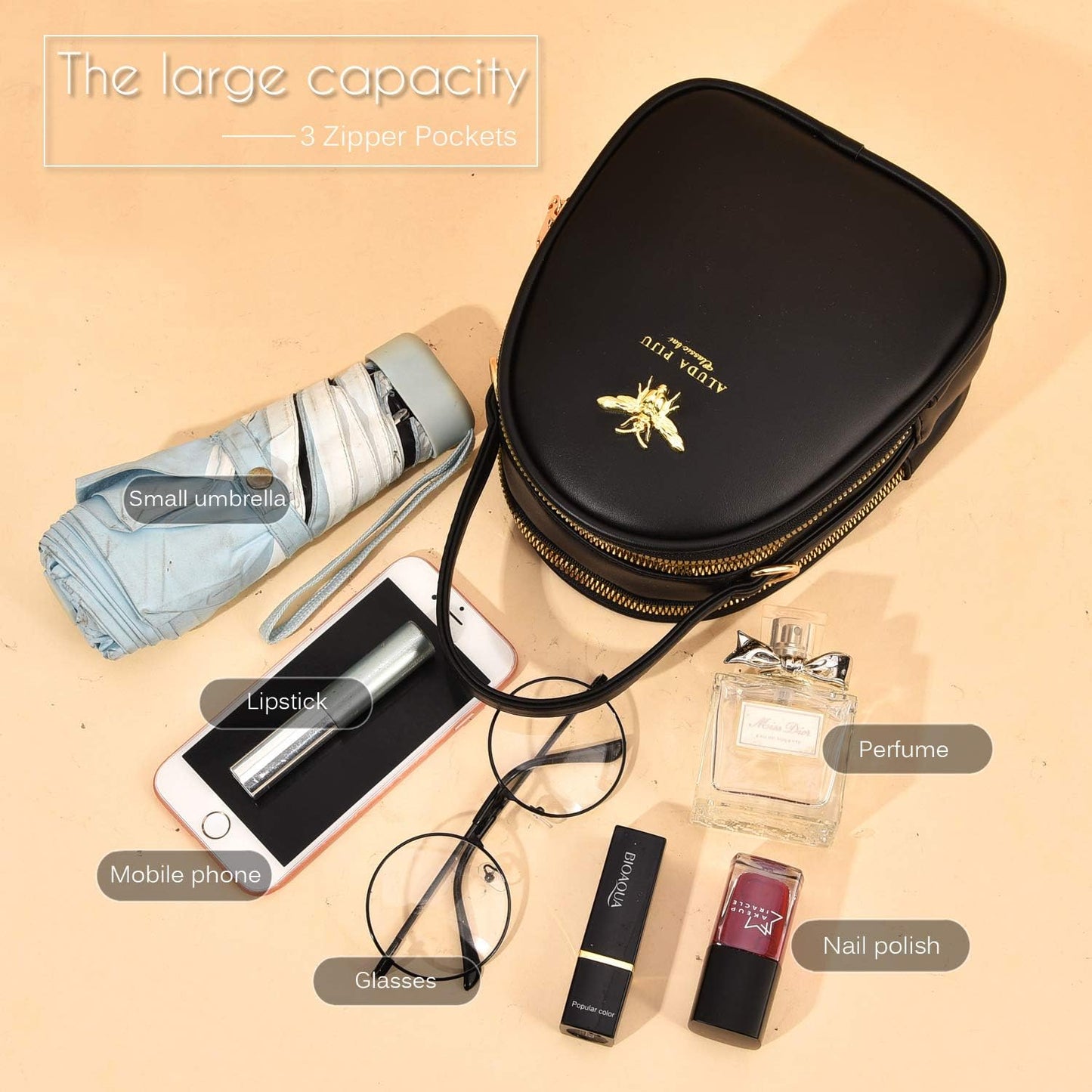 Stylish Women's Crossbody Shoulder Bag - Versatile Messenger Purse and Handbag Wallet