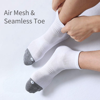 6 Pack Men'S Athletic Ankle Socks Cushioned Sports Running Socks 7-9/9-12/12-15