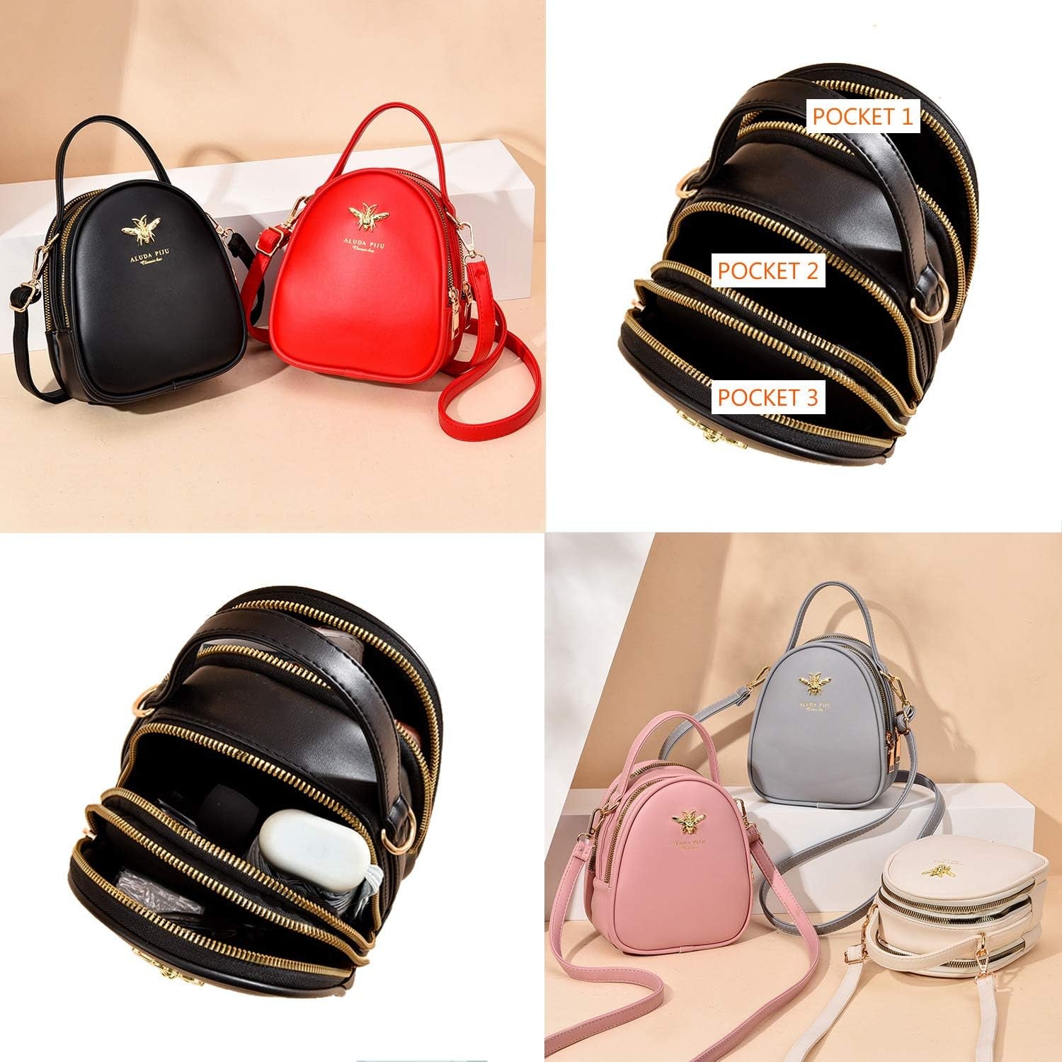 Stylish Women's Crossbody Shoulder Bag - Versatile Messenger Purse and Handbag Wallet