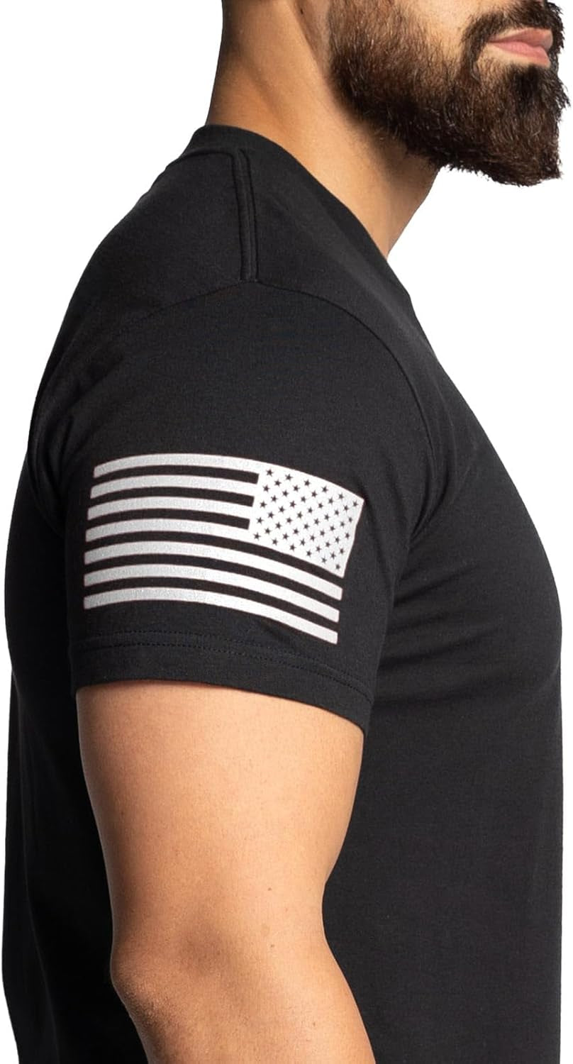 American 1776 Flag - Patriotic Graphic Tee, Men'S Short Sleeve T-Shirt